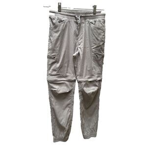 Eddie‎ Bauer Youth Convertible Jogger Gray L 14/16 Cargo Zipper Pockets